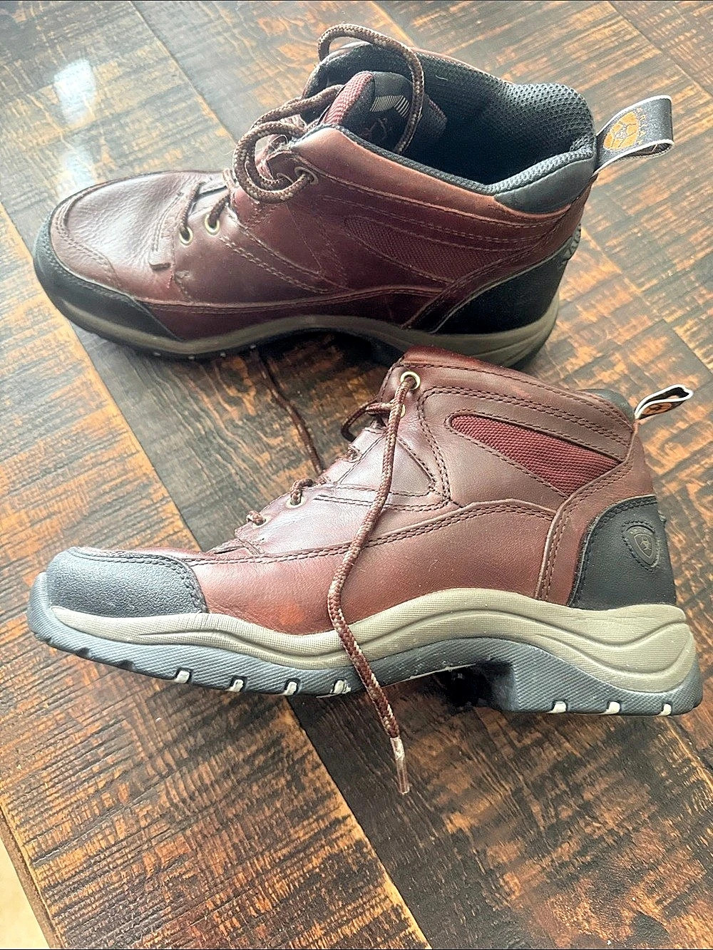 Ariat Women’s Brown & Black High-Top Boots
